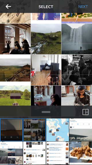 Instagram iPhone capture screenshot